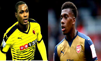 Arsenal vs Watford: Ighalo dares Iwobi
