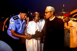 Photos: Buhari arrives Nigeria from 4th Nuclear Summit in US