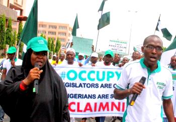 Youths occupy NASS, protest delay of 2016 budget passage