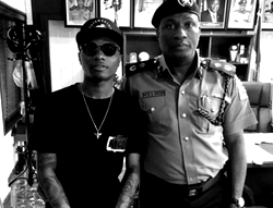 Linda Ikeji: Wizkid visits Lagos police commissioner