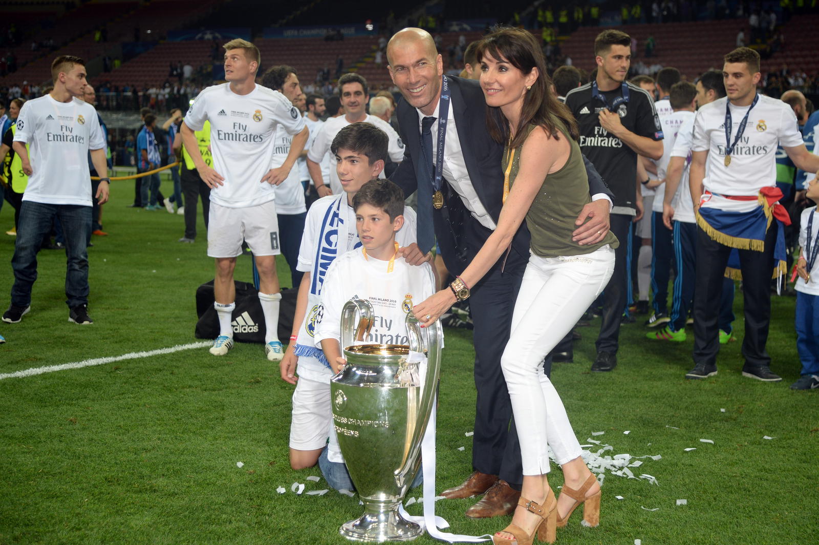 Zinedine Zidane On His Son's Real Madrid Debut