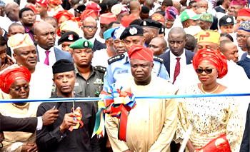Pomp, as Osinbajo stands in for Buhari on working visit