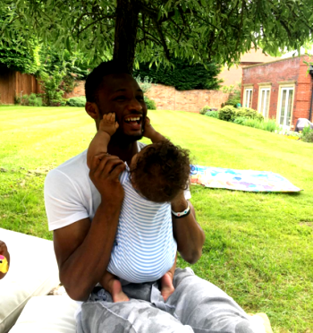 Mikel shares adorable photo of twin