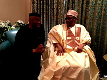Photo: Mimiko visits Babangida
