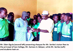 60-yr-old student in JSS II gets scholarship