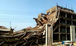 Govt building collapses at Itoku market, four injured