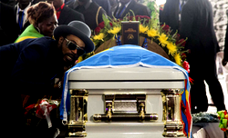 Thousands honour ‘rumba king’ Papa Wemba at requiem mass in Kinshasa
