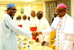 Buhari, Catholic Bishops hold talks on Fulani herdsmen