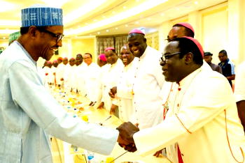 Catholic bishops pledge to help Buhari fight corruption