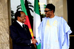 Buhari lauds Cameroonian authorities for hosting 56,000 Nigerian IDPs