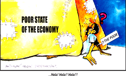 Economy sinks to 3-decade record low