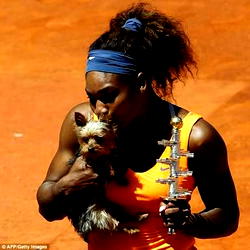 Italian Open: Serena Williams regrets eating dog food