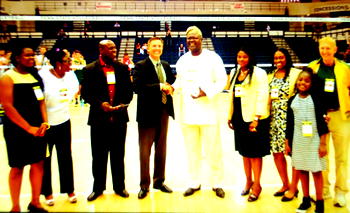 Thrills as Nigeria’s Moyo Kasim is inducted into Volleyball Hall of fame in USA