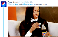Pepsi refutes sack of Tiwa Savage as its ambassador