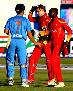Rejuvenated Zimbabwe shock mighty India by two runs