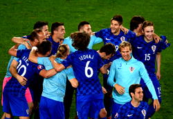 Croatia beat Spain to top Group D, N. Ireland advance