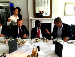 Jonathan Treated to Executive Lunch in London