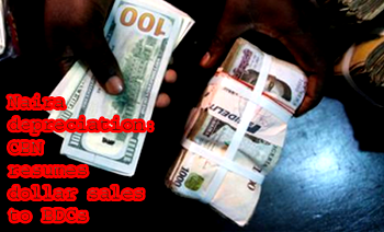 Naira hedges against  Pound Sterling,  Euro