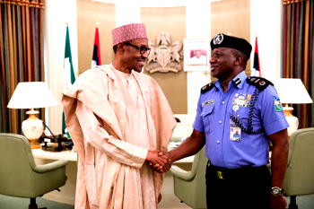 Buhari decorates new IGP Ibrahim Idris