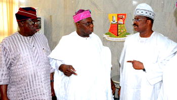 OBJ, Ajimobi hold secret talks in Ibadan