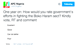 APC asks Nigerians to rate Buhari’s govt one year after