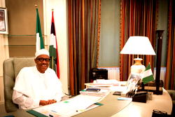 President Buhari resumes work after vacation