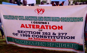 Christian, Muslim youths storm Abuja over proposed alteration to sharia laws