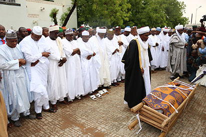 Photos: Burial of former presidential aspirant, Umaru Shinkafi ...