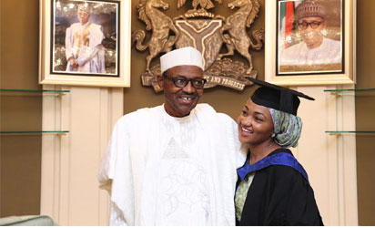 Photos: President Muhammadu Buhari Celebrates With His Children On ...