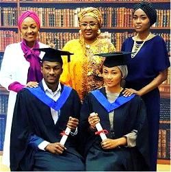 Photos: Buhari’s children graduate from UK varsity