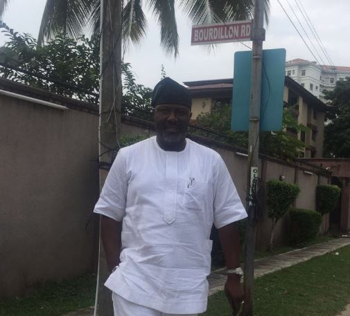 In-Photos: Dino Melaye dares critics, visits Lagos
