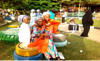 Photos: Fun seekers at a park in Abuja