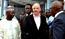 Infantino writes Pinnick, thanks Nigerians