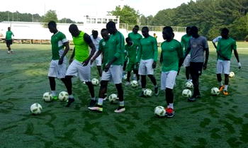 Nigeria’s Rio Olympic team training  at Georgia State University in USA