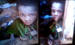 Photos: Pastor chains son, 9, for one month for stealing