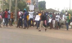 Photos: Kogi NANS protest