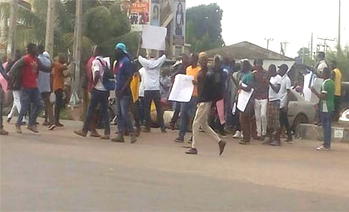 Photos: Kogi NANS protest