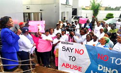 Photos: Ambode receives Concern Group protesting verbal attack on senator Tinubu
