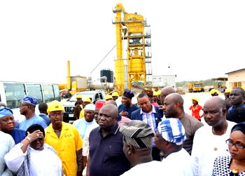 Photos: Ambode’s inspection tour in Badagry