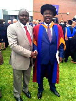 Photos: Buhari’s Minister, Heineken Lokpobiri bags PhD. from UK Varsity
