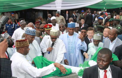 Photos: Buhari commissions $1.457bn Abuja-Kaduna rail