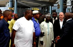 Photos: FIFA President, Infantino in Nigeria