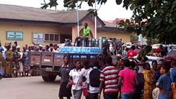 Photos: Adeboye’s wife, Folu distributes food stuffs to widows