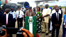 Photos: First Int’l cargo aircraft lands in Akanu Ibiam Airport, Enugu