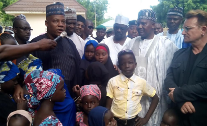 Dangote visits Borno IDPs - Vanguard News