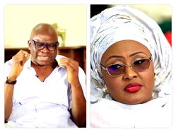 US Visit: You must apologise to Aisha Buhari, Arewa youths tell Fayose