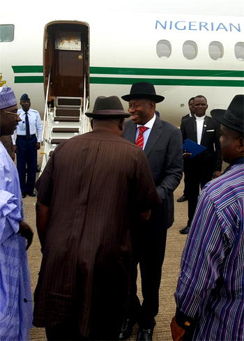 Breaking: Jonathan heads for Zambia to lead AU elections observer mission