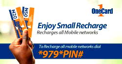 Excitement in Nigeria as N20 & N50 recharge cards are introduced into the market