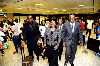 Photos: Aisha Buhari faults Fayose’s allegations, visits Washington DC