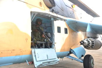Photos: Air Force continues bombardment of criminal camps, hideout in Arepo